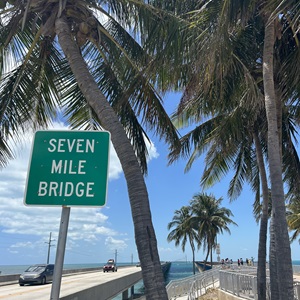 キーウェストKey West へ行く途中の橋